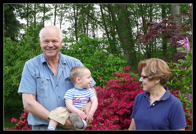 With grandparents